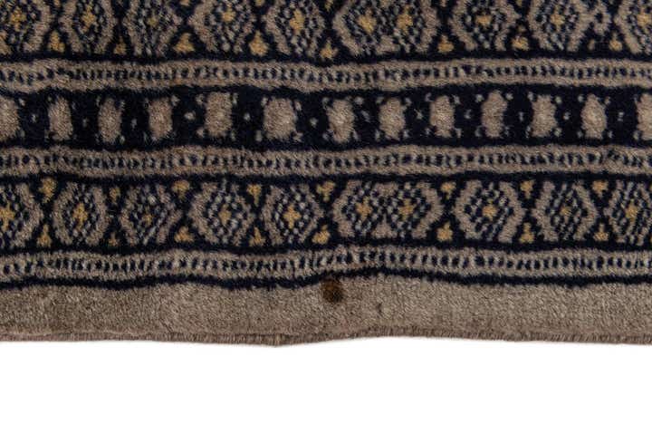 7' 1 x 9' 10 Hand Knotted Bokhara Oriental Wool Rug