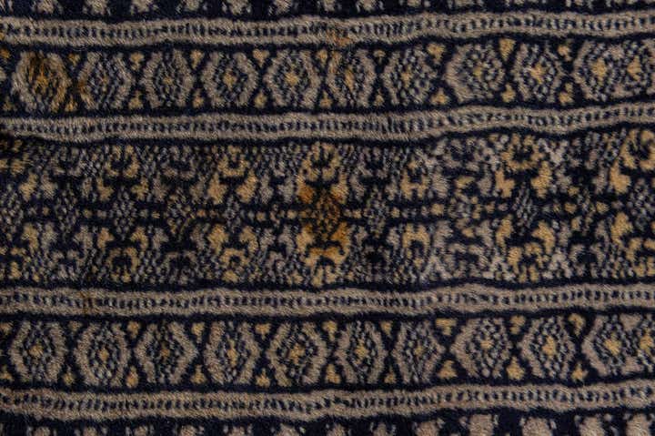 7' 1 x 9' 10 Hand Knotted Bokhara Oriental Wool Rug