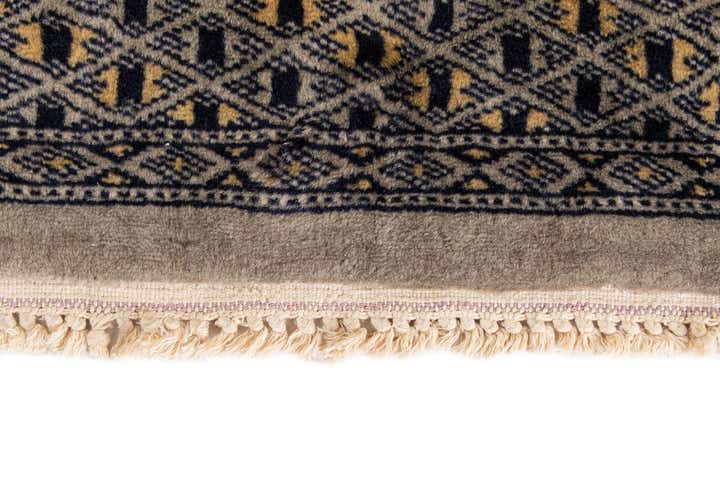 7' 1 x 9' 10 Hand Knotted Bokhara Oriental Wool Rug