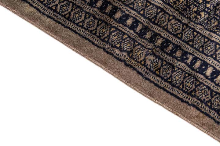 7' 1 x 9' 10 Hand Knotted Bokhara Oriental Wool Rug