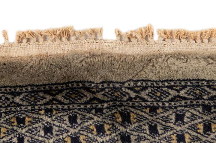 7' 1 x 9' 10 Hand Knotted Bokhara Oriental Wool Rug
