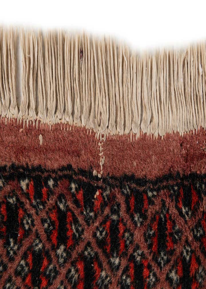 4' 3 x 5' 10 Hand Knotted Bokhara Oriental Wool Rug