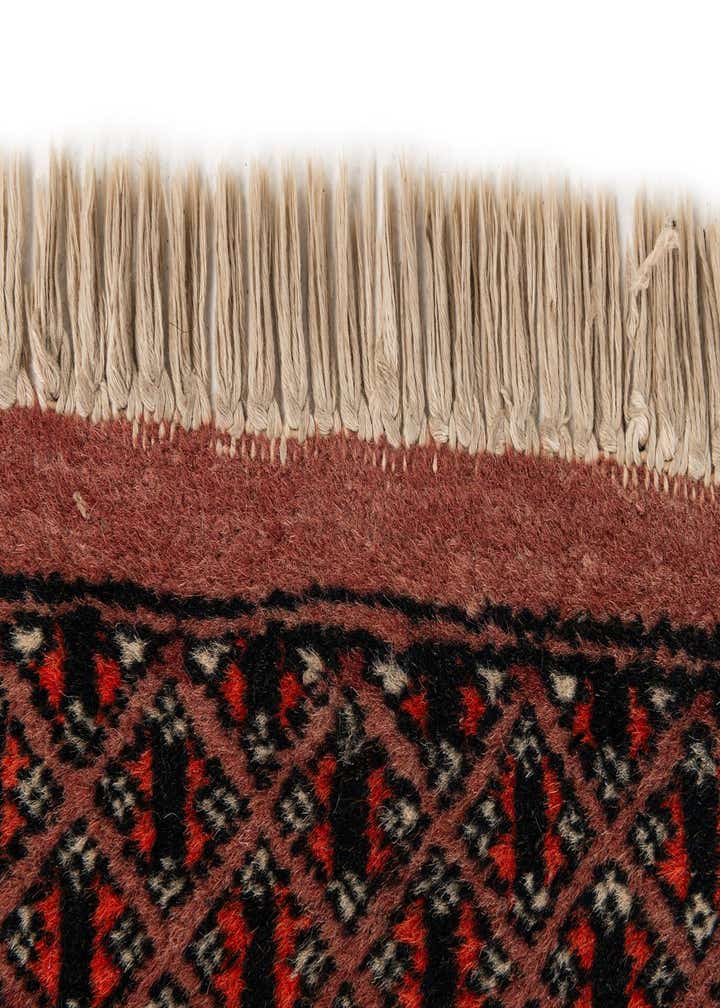 4' 3 x 5' 10 Hand Knotted Bokhara Oriental Wool Rug