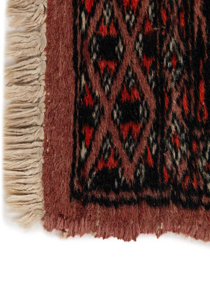 4' 3 x 5' 10 Hand Knotted Bokhara Oriental Wool Rug