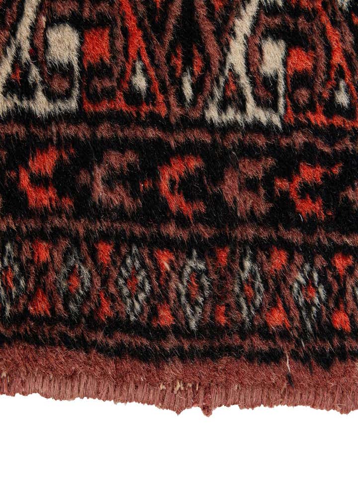 4' 3 x 5' 10 Hand Knotted Bokhara Oriental Wool Rug