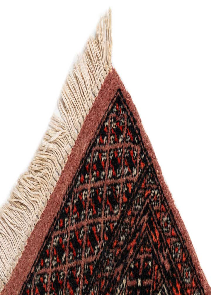 4' 3 x 5' 10 Hand Knotted Bokhara Oriental Wool Rug
