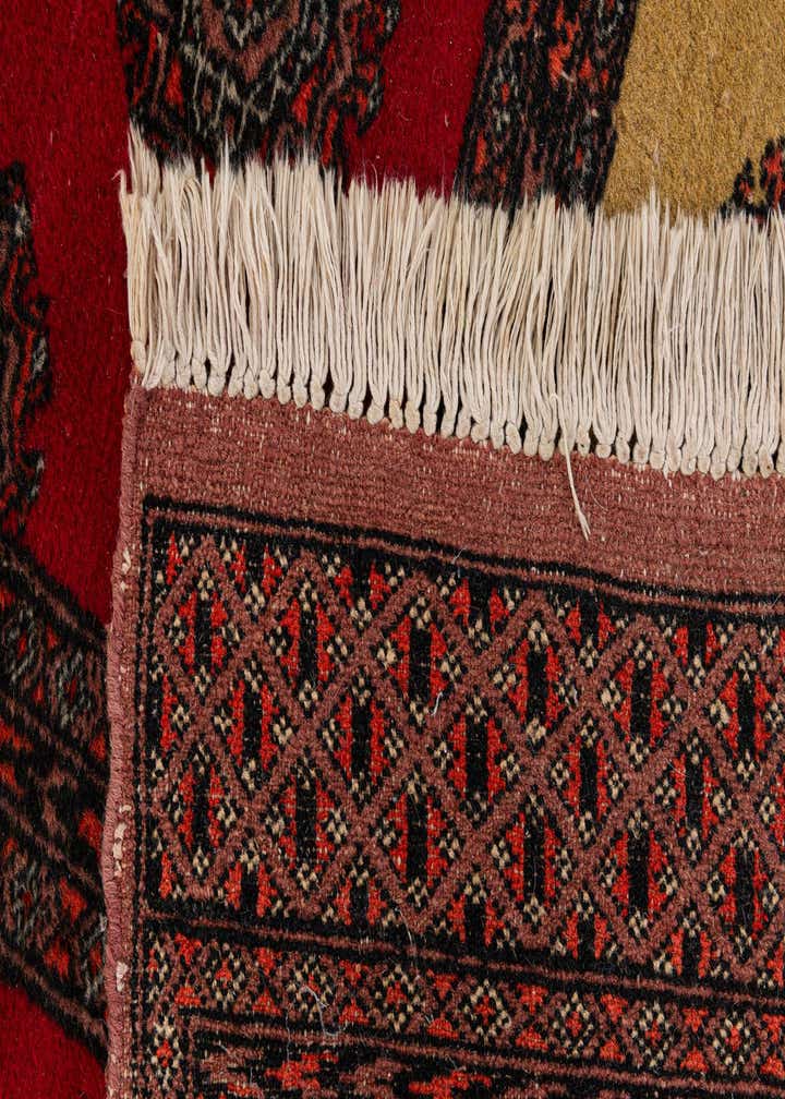 4' 3 x 5' 10 Hand Knotted Bokhara Oriental Wool Rug