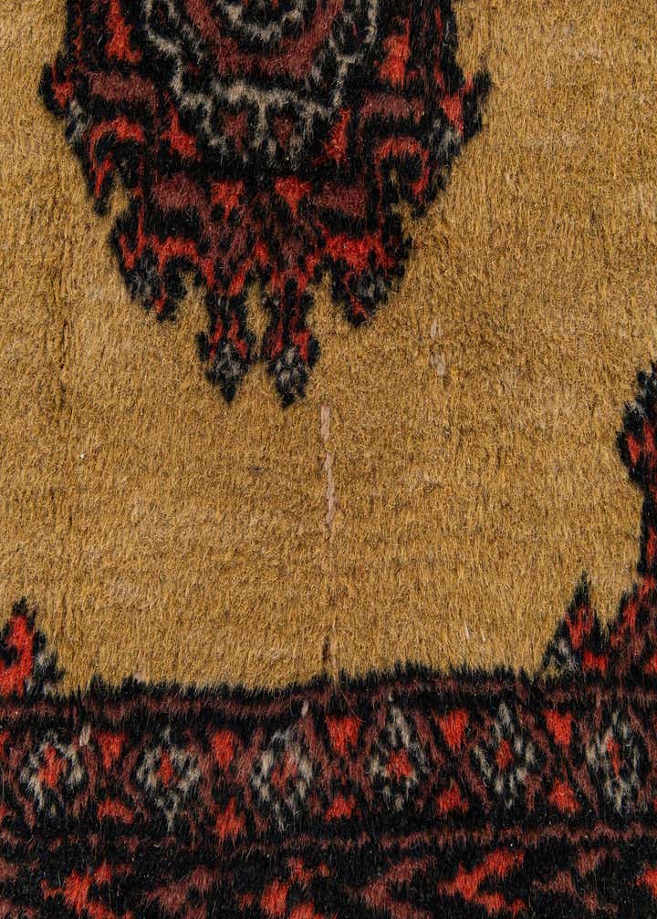 4' 3 x 5' 10 Hand Knotted Bokhara Oriental Wool Rug