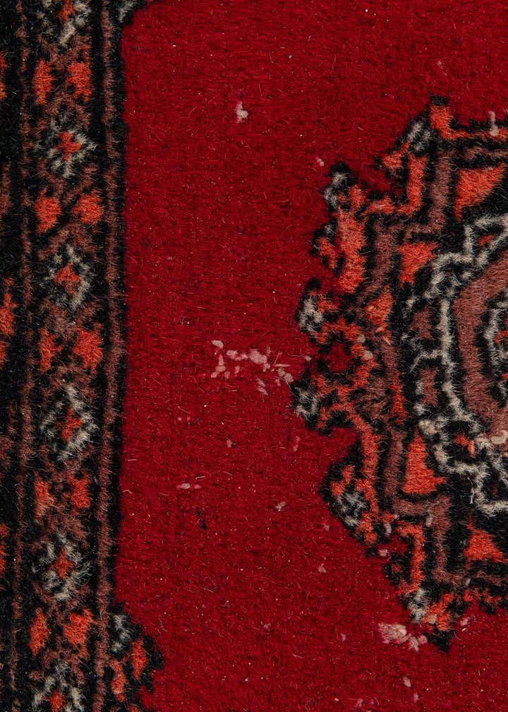 4' 3 x 5' 10 Hand Knotted Bokhara Oriental Wool Rug