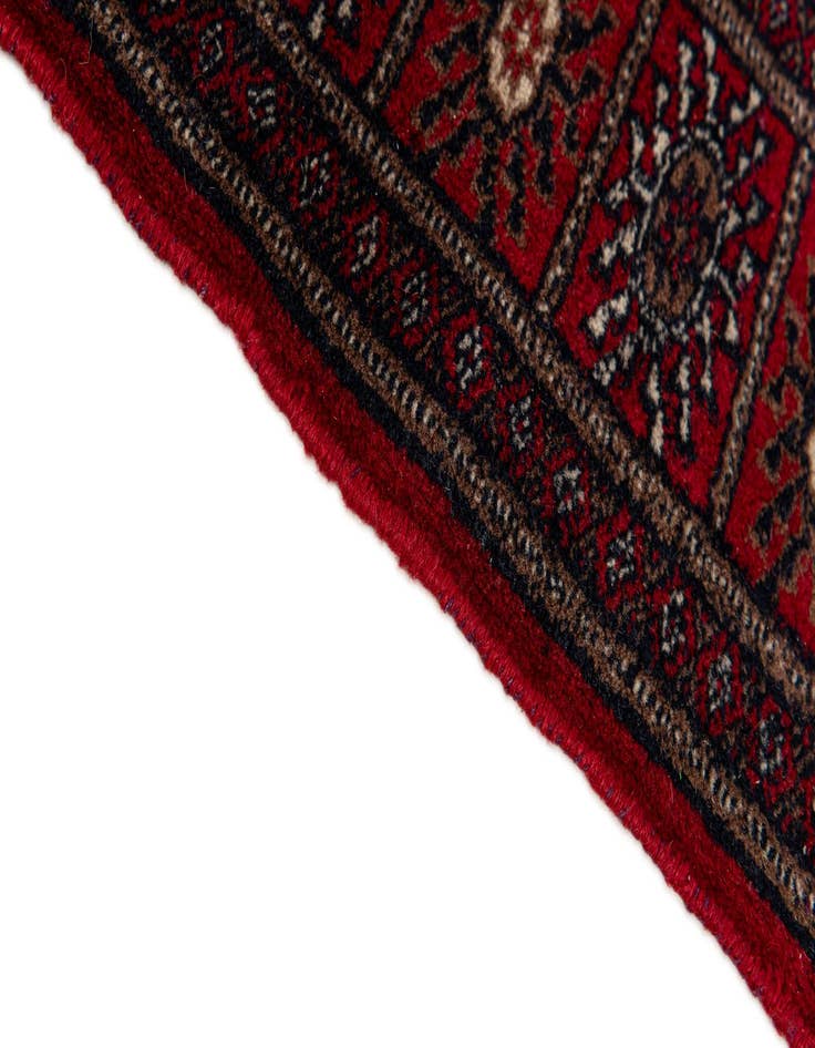 Detail image of 2' 9 x 4' 9 Hand Knotted Bokhara Wool Rug