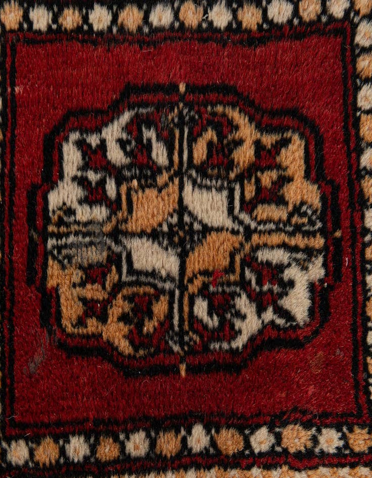Detail image of 1' 2 x 1' 5 Bokhara Wool Rug