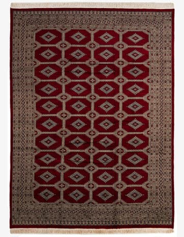 8' 2 x 11' Hand Knotted Bokhara Wool Rug