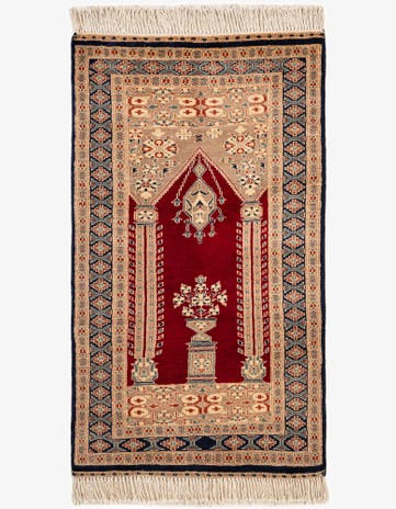 2' 8 x 4' 6 Hand Knotted Bokhara Oriental Wool Rug