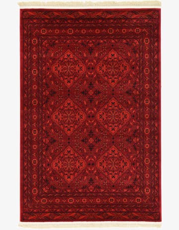 Red Bokhara Rug