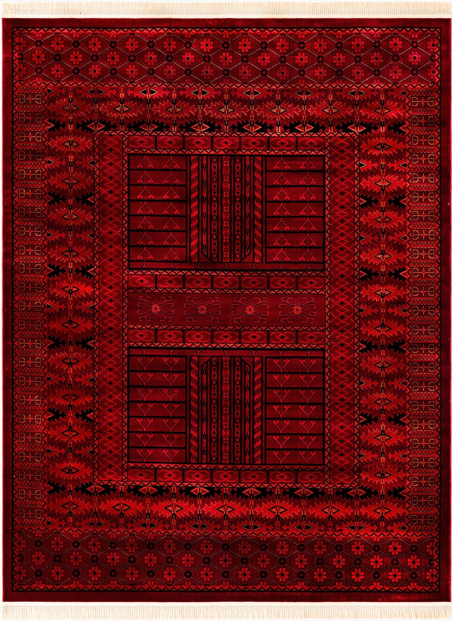 Primary image 7' 10 x 10' Bokhara Rug