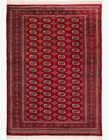 8' 2 x 11' 5 Hand Knotted Bokhara Wool Rug