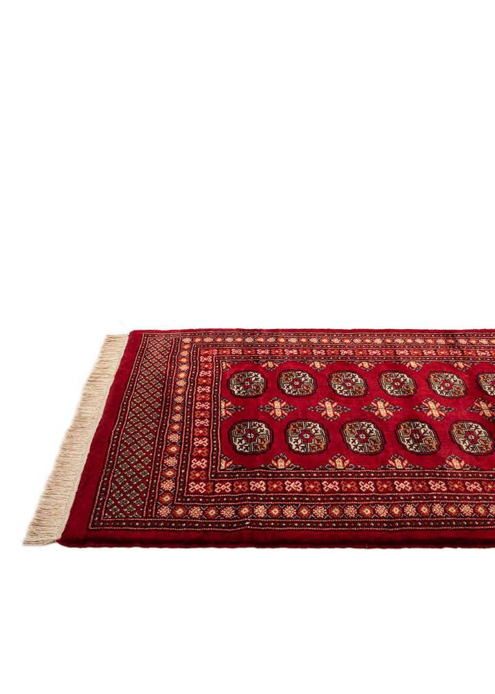 4' 3 x 6' Hand Knotted BokharaTorkaman Persian Wool Rug