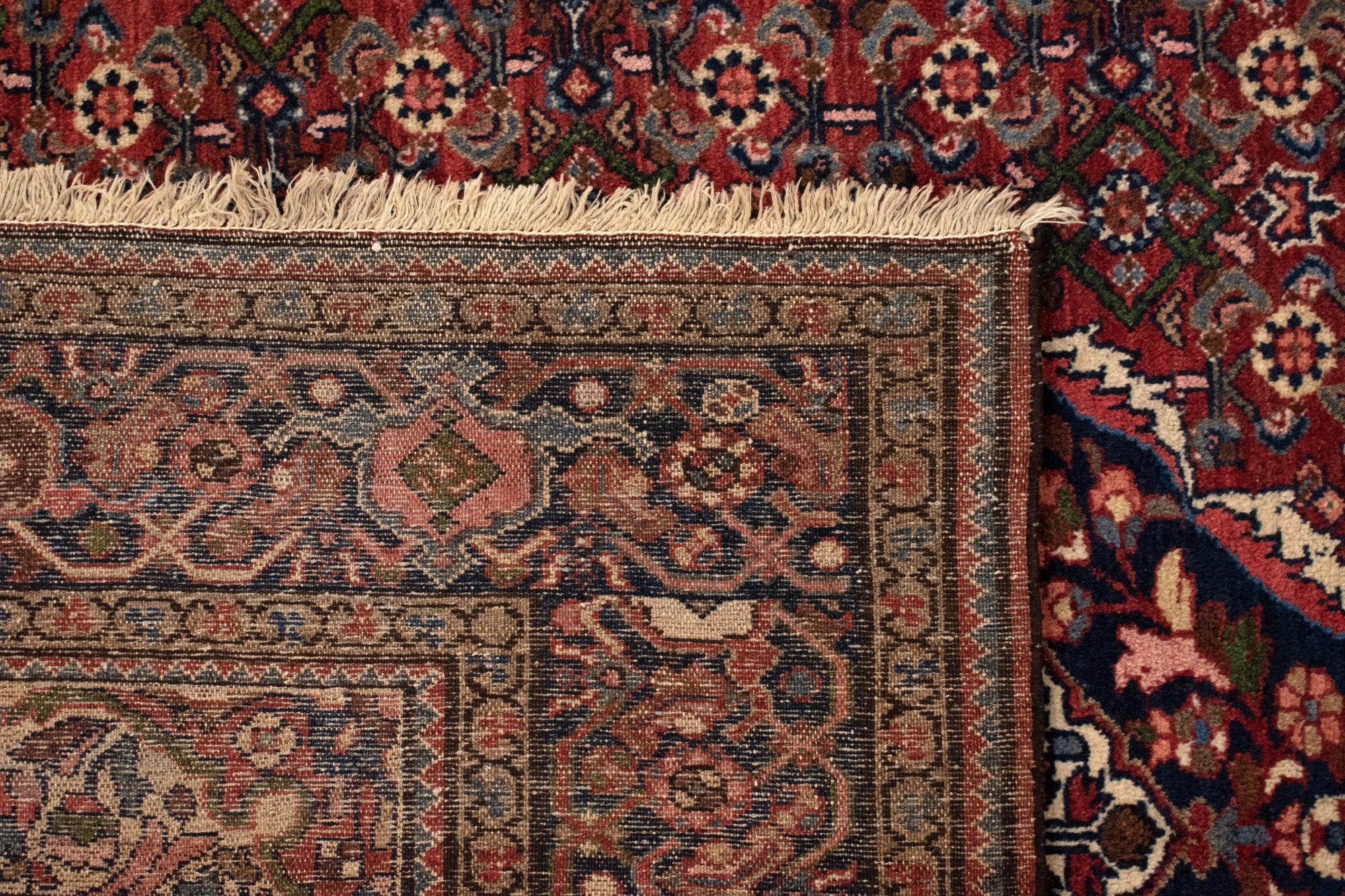 4' 11 x 6' 9 Hand Knotted Bortschalu Persian Rug