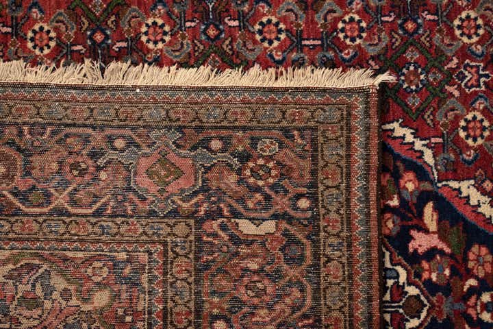 4' 11 x 6' 9 Hand Knotted Bortschalu Persian Rug