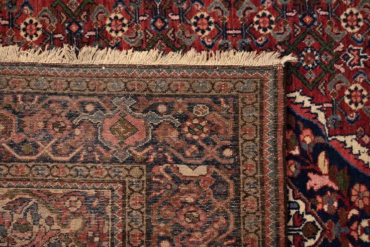 Detail image of 4' 11 x 6' 9 Hand Knotted Bortschalu Persian Rug