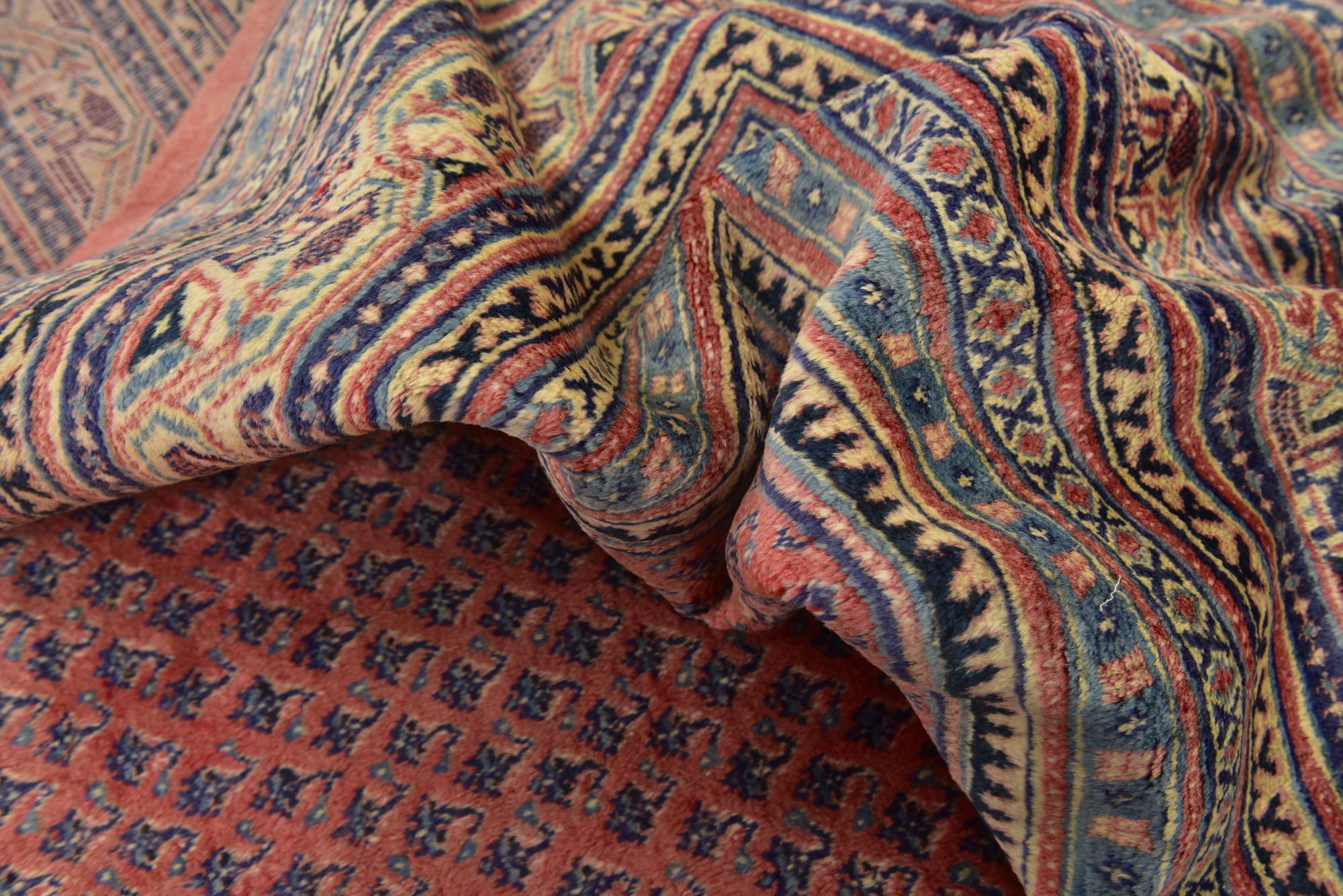 9' 3 x 12' 8 Hand Knotted Botemir Persian Wool Rug