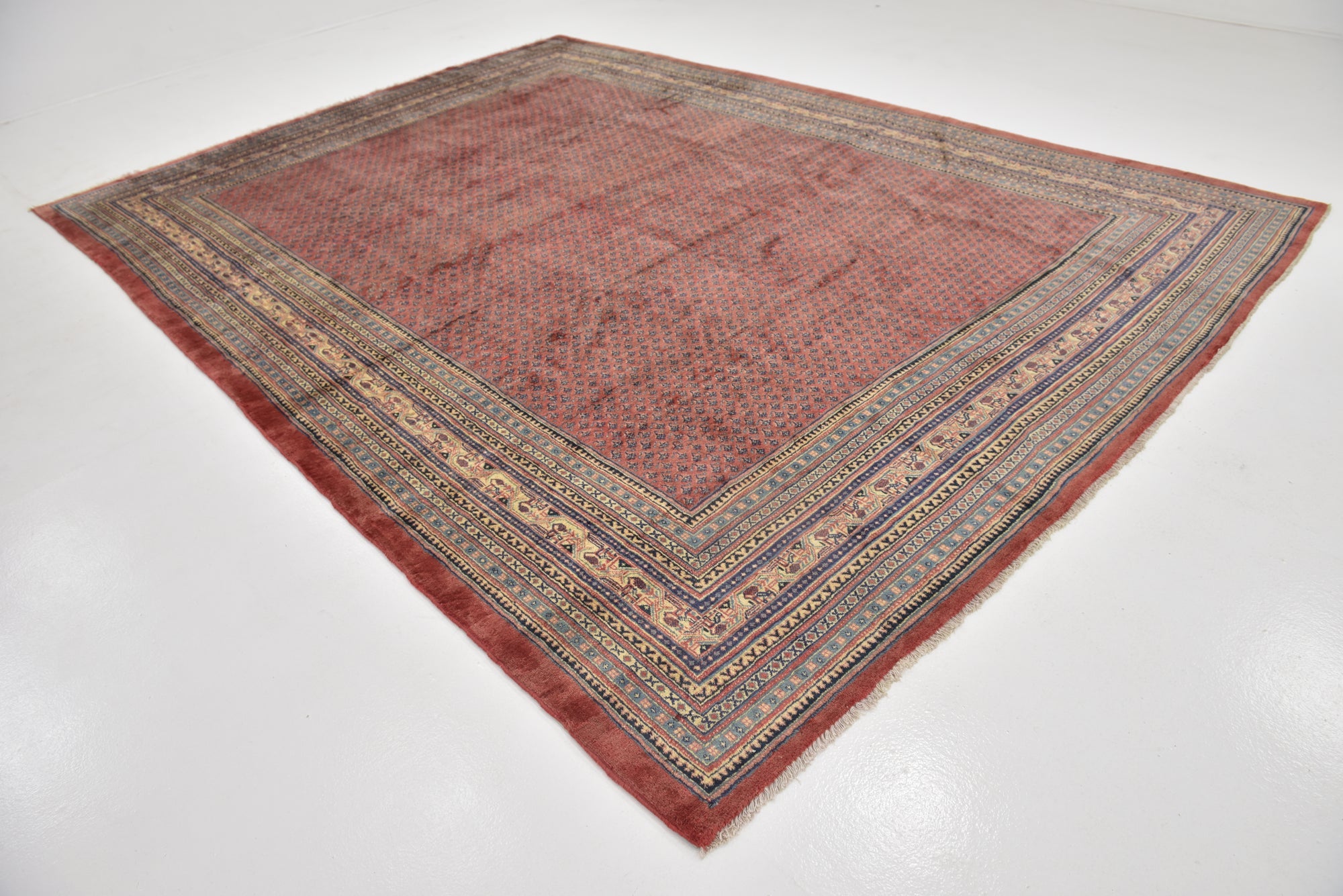 9' 3 x 12' 8 Hand Knotted Botemir Persian Wool Rug