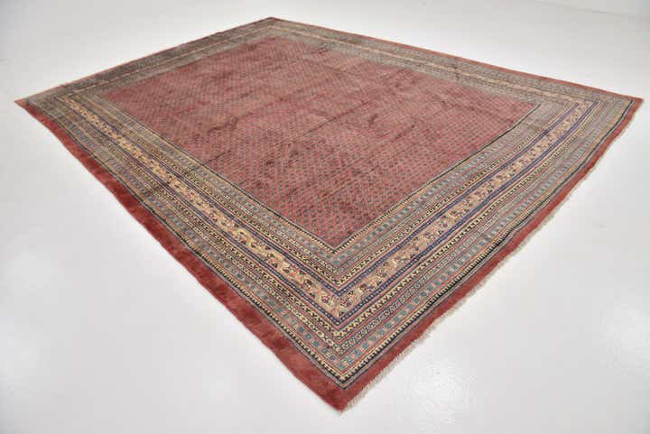 9' 3 x 12' 8 Hand Knotted Botemir Persian Wool Rug