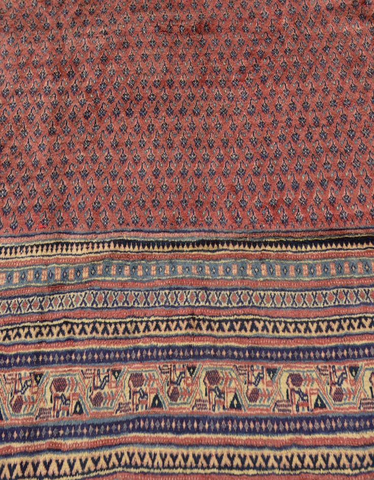 Detail image of 9' 3 x 12' 8  Hand Knotted Botemir Persian Wool Rug