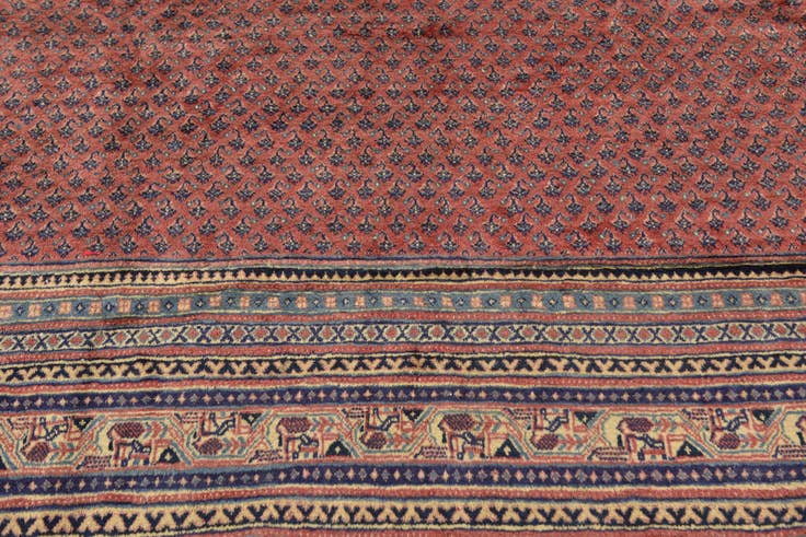 Detail image of 9' 3 x 12' 8 Hand Knotted Botemir Persian Wool Rug