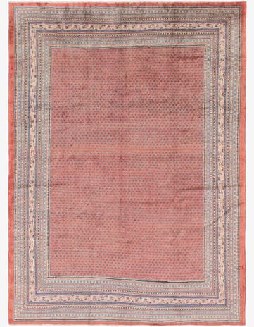 9' 3 x 12' 8 Hand Knotted Botemir Persian Wool Rug