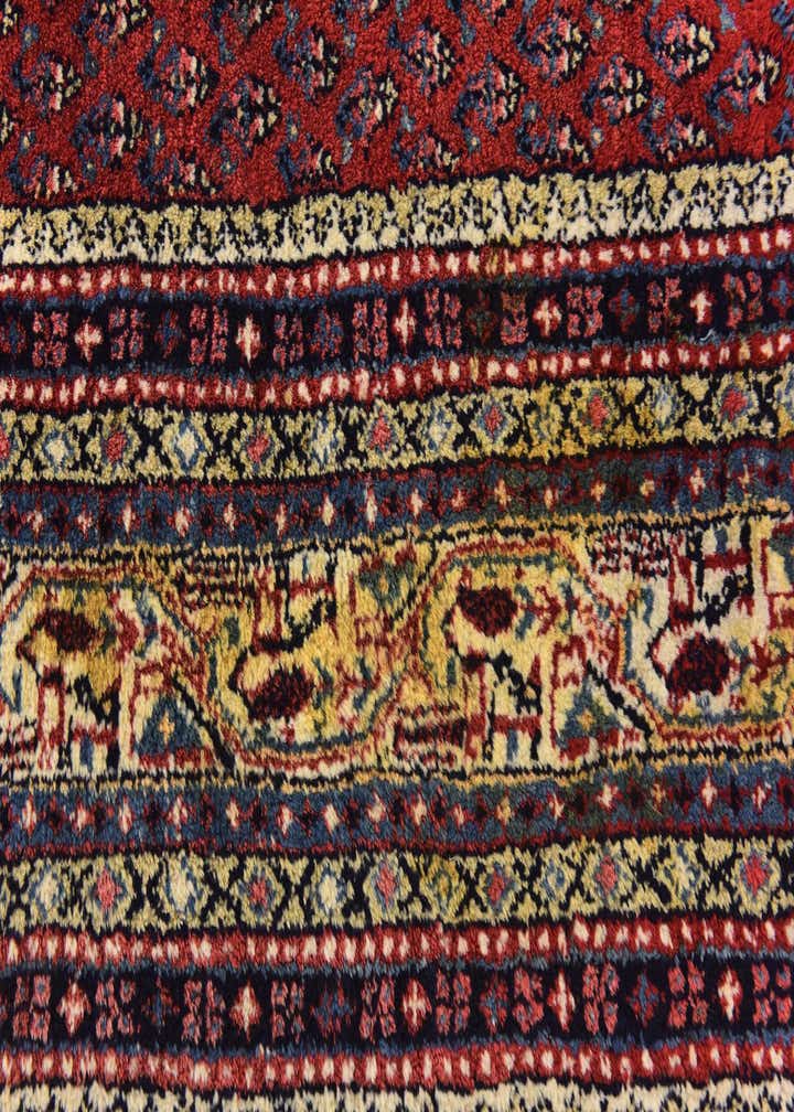 8' 5 x 10' 5 Hand Knotted Botemir Persian Wool Rug