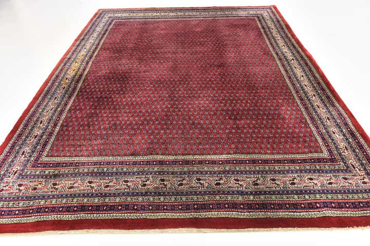 8' 5 x 10' 5 Hand Knotted Botemir Persian Wool Rug