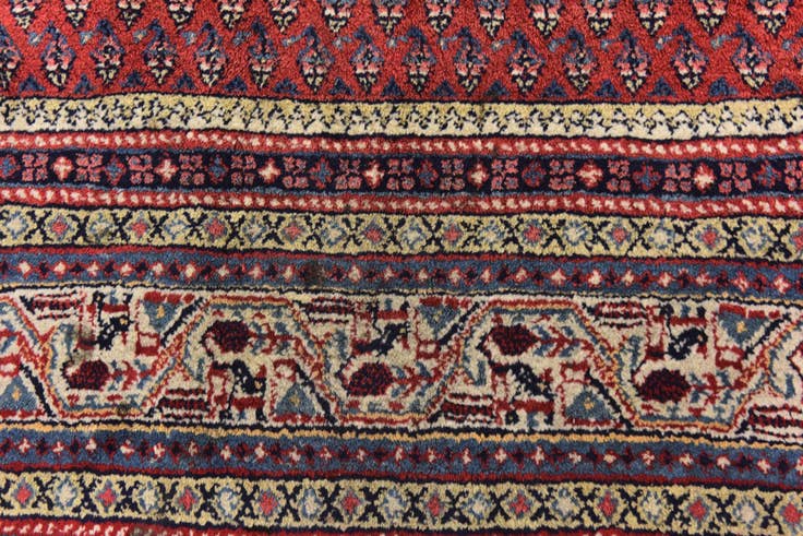 Detail image of 8' 5 x 10' 5 Hand Knotted Botemir Persian Wool Rug