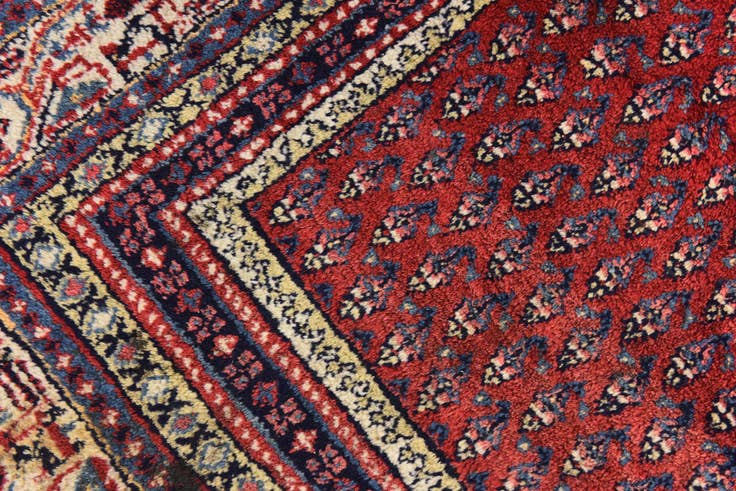 Detail image of 8' 5 x 10' 5 Hand Knotted Botemir Persian Wool Rug
