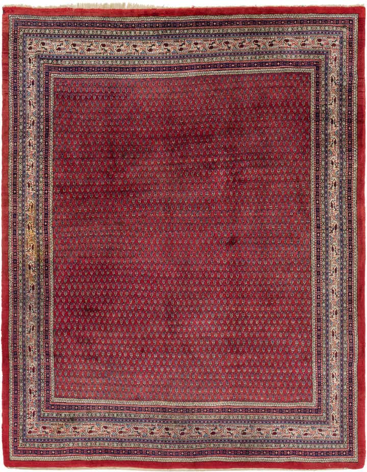 8' 5 x 10' 5 Hand Knotted Botemir Persian Wool Rug