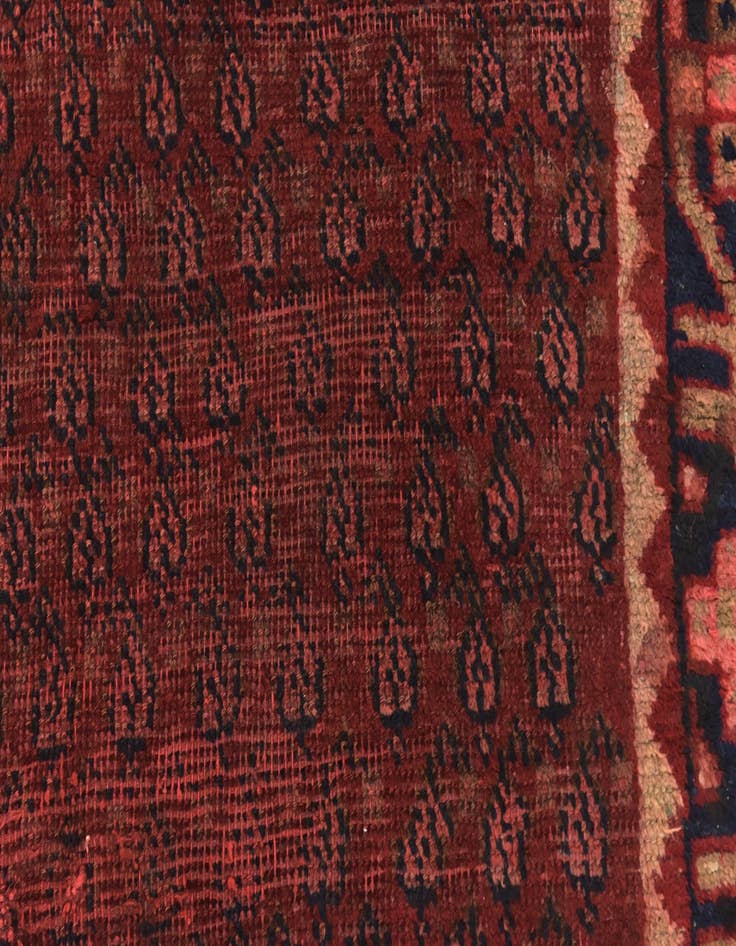 Detail image of 3' 6 x 5' Hand Knotted Botemir Persian Wool Rug