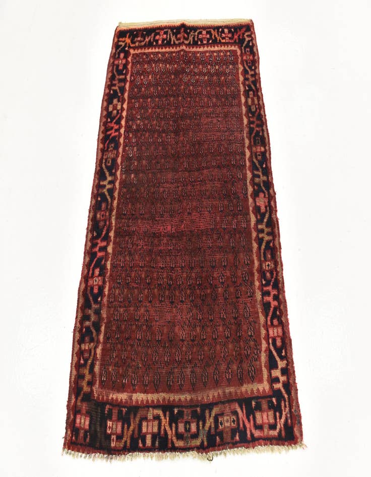 Detail image of 3' 6 x 5' Hand Knotted Botemir Persian Wool Rug