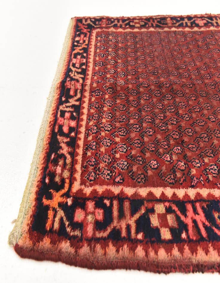 Detail image of 3' 6 x 5' Hand Knotted Botemir Persian Wool Rug