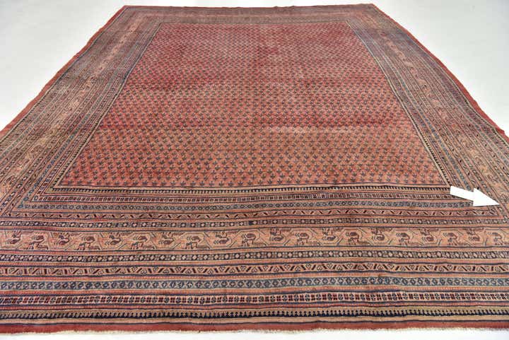 10' 10 x 13' 5 Hand Knotted Botemir Persian Wool Rug