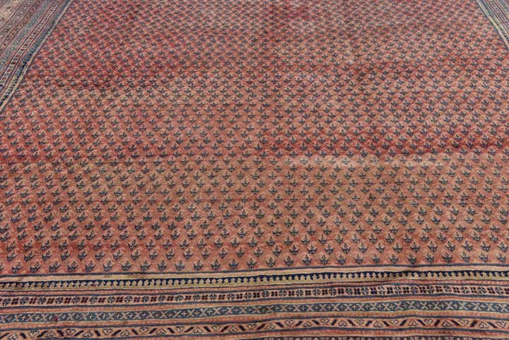 10' 10 x 13' 5 Hand Knotted Botemir Persian Wool Rug
