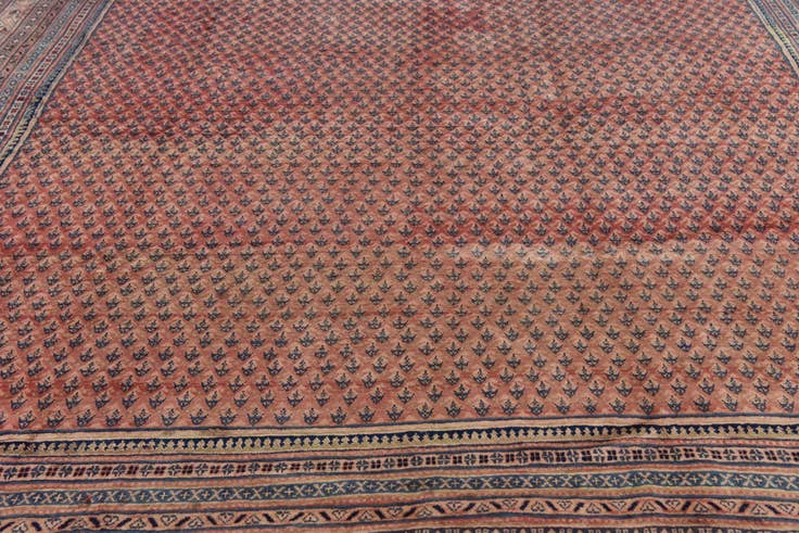 Detail image of 10' 10 x 13' 5 Hand Knotted Botemir Persian Wool Rug