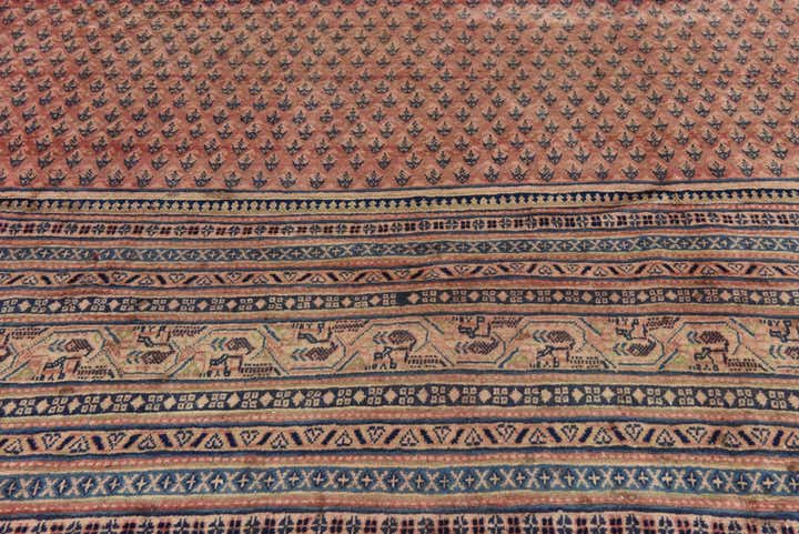 10' 10 x 13' 5 Hand Knotted Botemir Persian Wool Rug