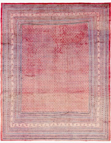 10' 10 x 13' 5 Hand Knotted Botemir Persian Wool Rug