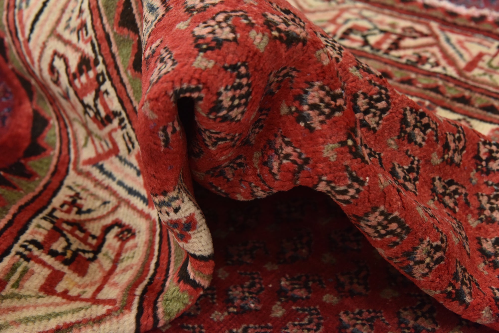 7' x 10' 2 Hand Knotted Botemir Persian Wool Rug