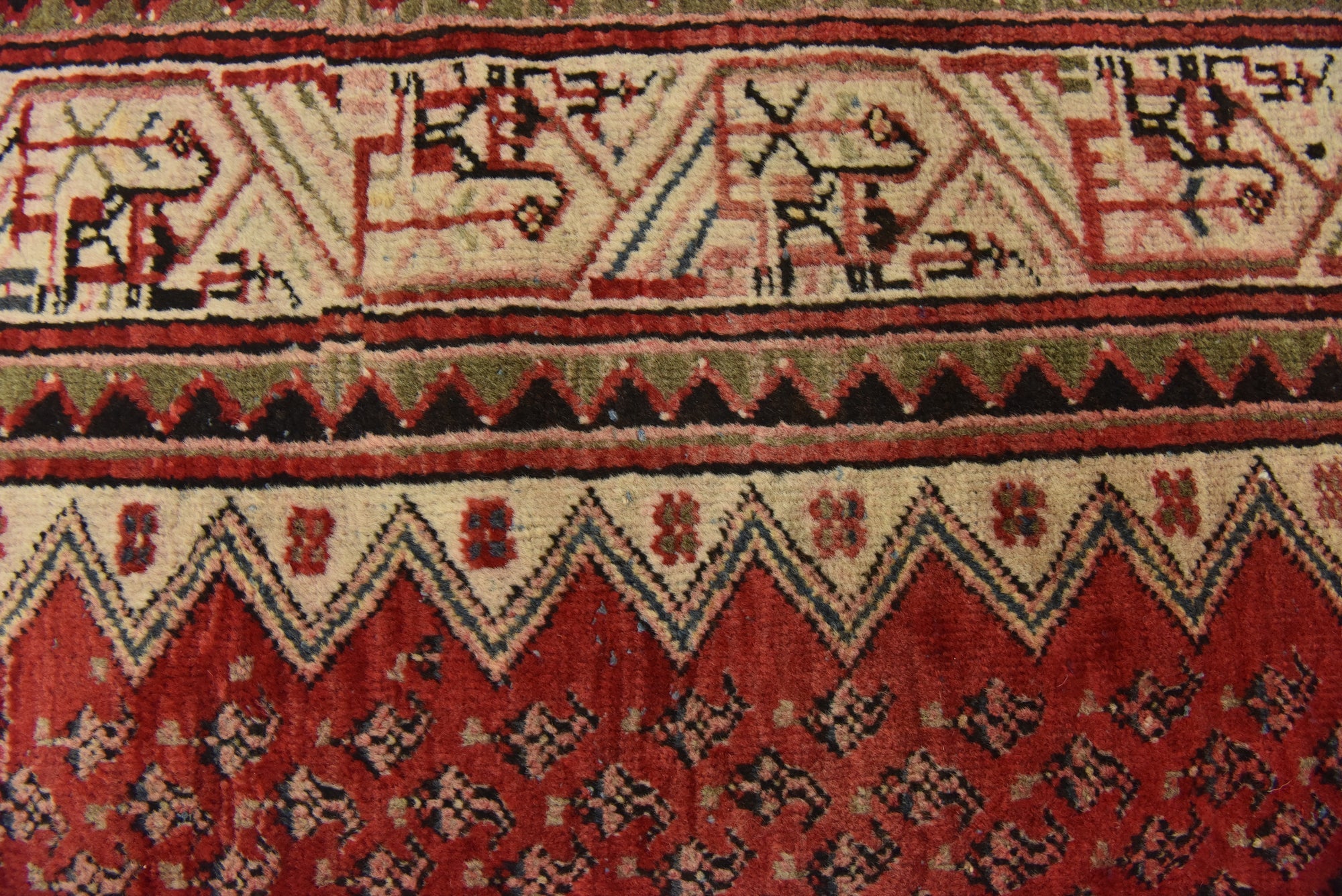 7' x 10' 2 Hand Knotted Botemir Persian Wool Rug