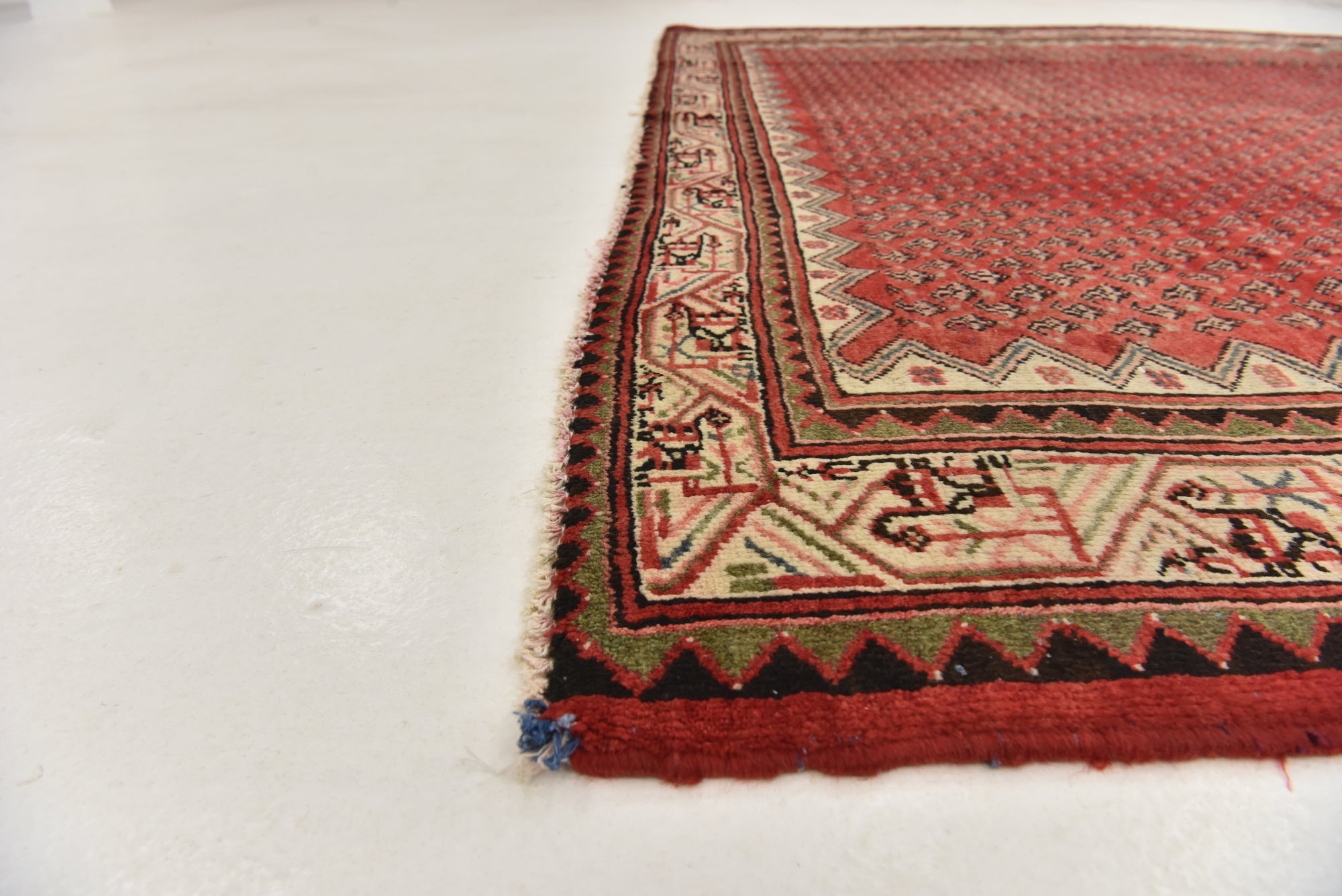 7' x 10' 2 Hand Knotted Botemir Persian Wool Rug