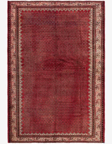 7' x 10' 2 Hand Knotted Botemir Persian Wool Rug