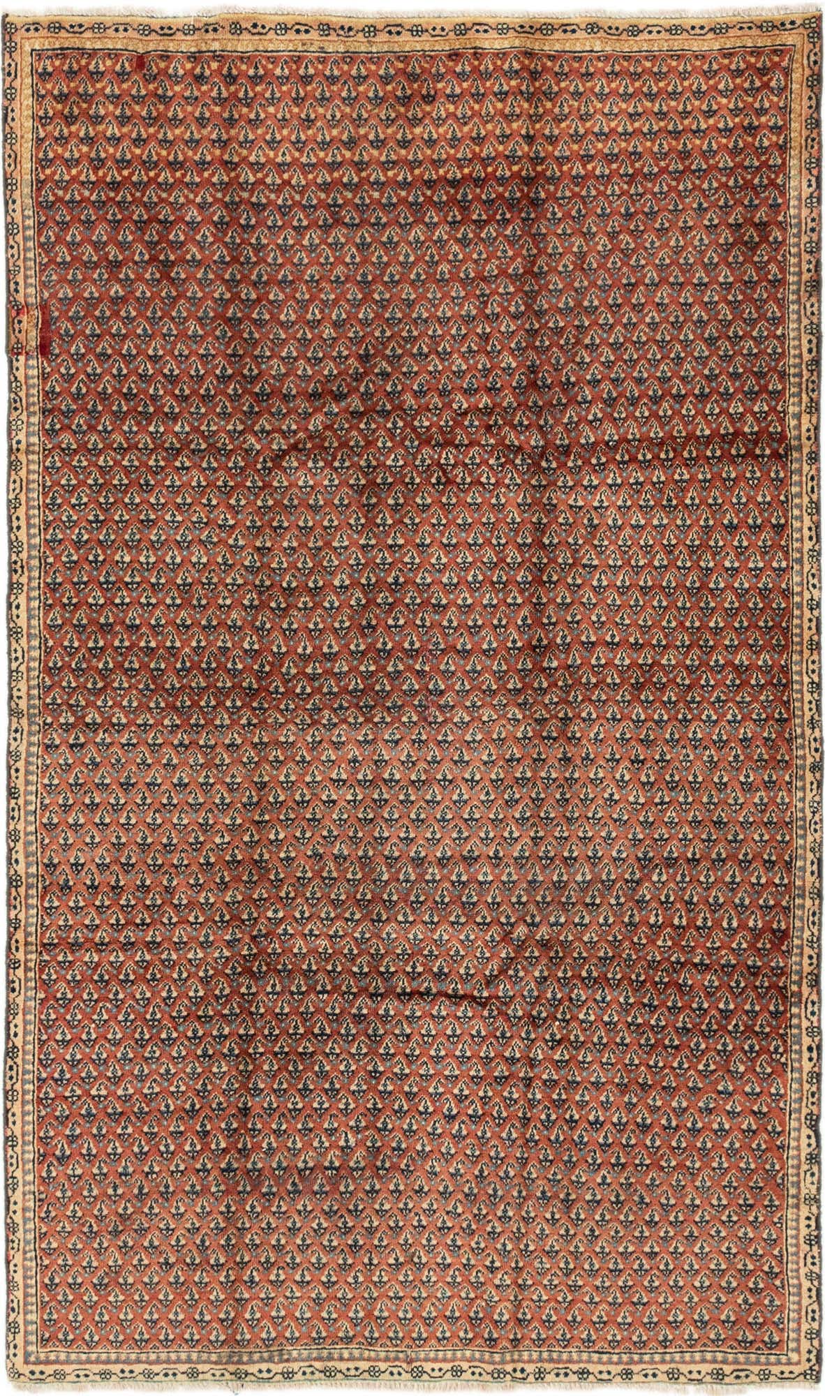 5' x 8' 3 Hand Knotted Botemir Persian Rug