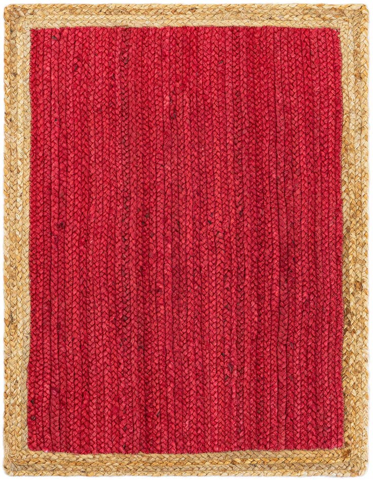 Detail image of 2' 2 x 3' 1 Handmade Braided Jute Rug