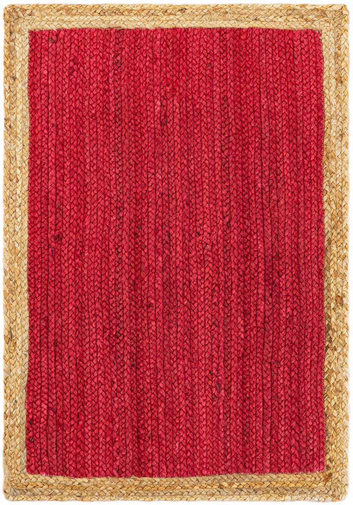 2' 2 x 3' 1 Handmade Braided Jute Rug